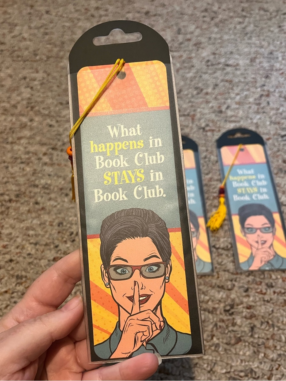 4 NEW Book Club Beaded Bookmarks